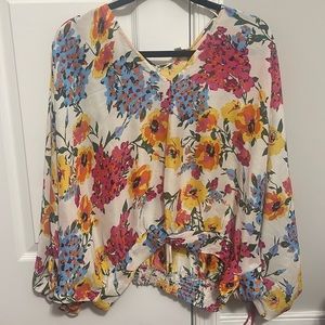 Umgee boutique floral shirt
